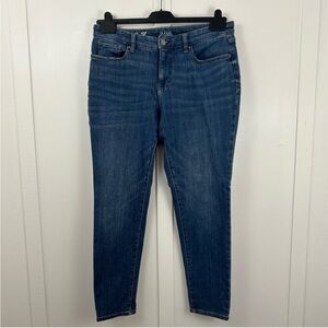 A.n.a womens jeans mid rise skinny size 14
